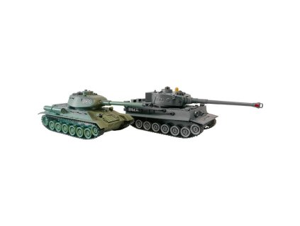 RC sada bojujících tanků Tiger I a T34/85 1:32