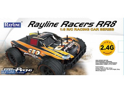 Auto RACERS 1:8 ŽLUTÁ