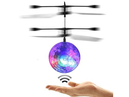 s-Idee létající Discokoule s LED osvětlením