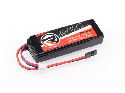 2400mAh 7,6V LiHV přijímačová sada (pro Associated/Mugen/Sworks/Xray apod.)