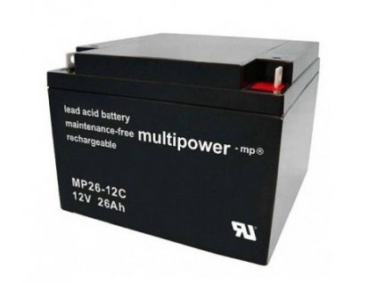 Pb akumulátor MULTIPOWER 12V/26,0Ah