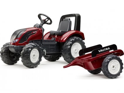 FALK - Šlapací traktor Valtra S4 s vlečkou