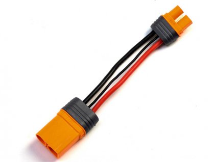Spektrum konverzní kabel IC5 přístroj - IC3 baterie 10cm 10AWG
