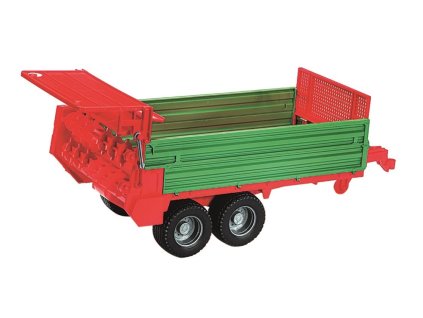 Siva přívěs Mengele rozmetač 1:16 za traktor Claas 1:16