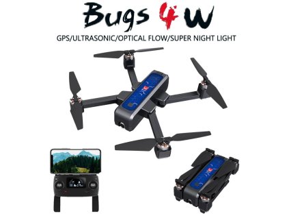 BUGS 4W BRUSHLESS 5G, 4K KAMERA, GPS, OPTICKÁ A ULTRAZVUKOVÁ ČIDLA