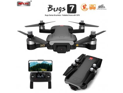 BUGS7W BRUSHLESS, 5 GHz, 4K, POKROČILÁ GPS, OPTICKÝ SENZOR, HMOTNOST 249g