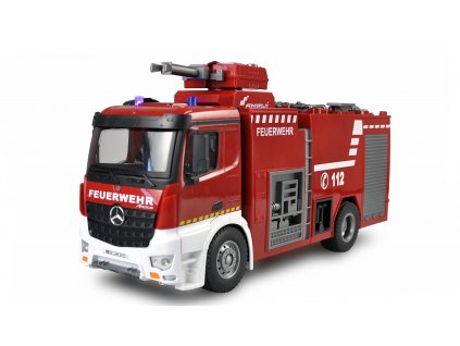 Amewi RC hasičský vůz Mercedes-Benz Arocs 1:18 s funkční stříkačkou