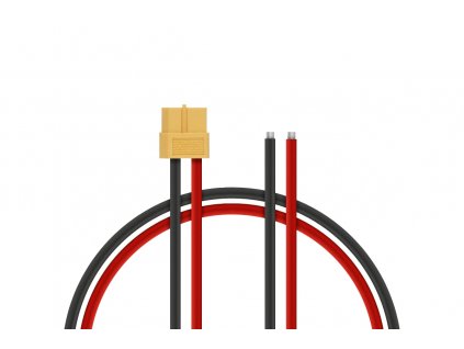 XT60 Nabíjecí kabel s pocínovaným koncem