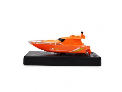 Siva RC loď Mini Racing Yacht oranžová