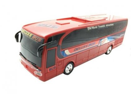 De Luxe BUS s LED osvětlením, RC dálkový autobus, 36 cm