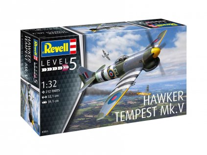 Plastic ModelKit letadlo 03851 - Hawker Tempest V (1:32)