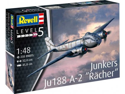 Plastic ModelKit letadlo 03855 - Junkers Ju188 A-1 "Rächer" (1:48)
