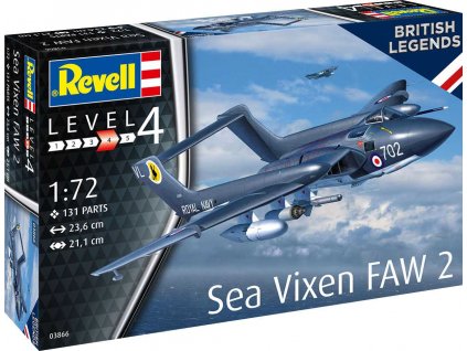 Plastic ModelKit letadlo 03866 - Sea Vixen FAW 2 "70th Anniversary" (1:72)