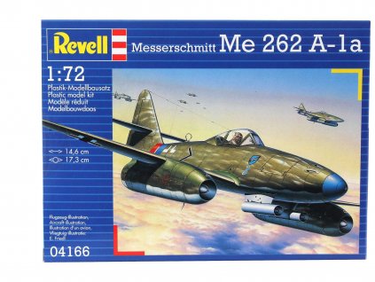 Plastic ModelKit letadlo 04166 - Messerschmitt Me 262 A-la (1:72)