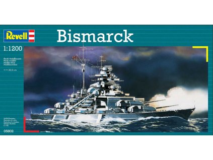 Plastic ModelKit loď 05802 - Bismarck (1:1200)