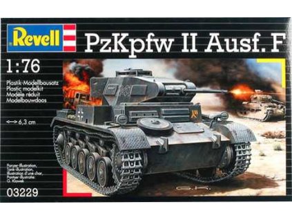 Plastic ModelKit tank 03229 - PzKpfw II Ausf.F (1:76)