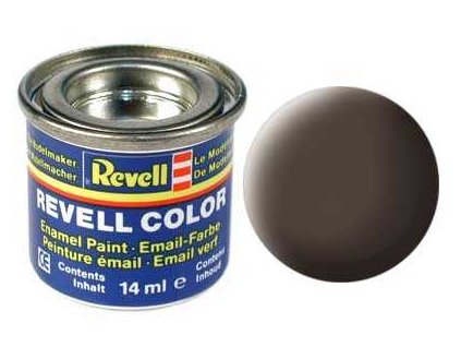 Barva Revell emailová - 32184: matná koženě hnědá (leather brown mat)