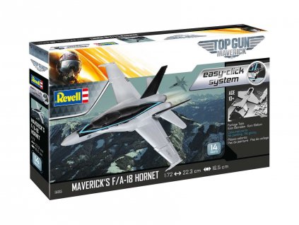 EasyClick ModelSet letadlo 64965 - Maverick's F/A-18 Hornet "Top Gun" (1:72)