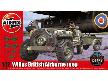 Classic Kit military A02339 - Willys Jeep, Trailer & 6PDR Gun (1:72)