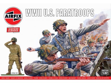 Classic Kit VINTAGE figurky A02711V - WWII U.S. Paratroops (1:32)