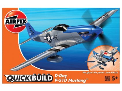 Quick Build letadlo J6046 - D-Day P-51D Mustang