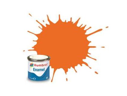 Humbrol barva email AA0046 - No 46 Orange - Matt - 14ml