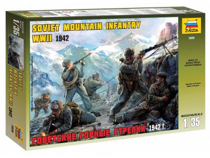 Model Kit figurky 3606 - Soviet Mountain Troops WWII (1:35)