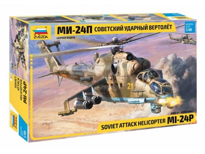 Model Kit vrtulník 4812 - MIL Mi-24P Russ.Attack Helicopter (1:48)