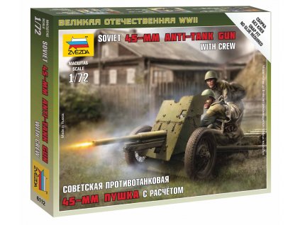 Wargames (WWII) figurky 6112 - Soviet Gun 45mm (1:72)