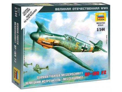 Wargames (WWII) letadlo 6116 - Messerschmitt Bf 109F-2 (1:144)