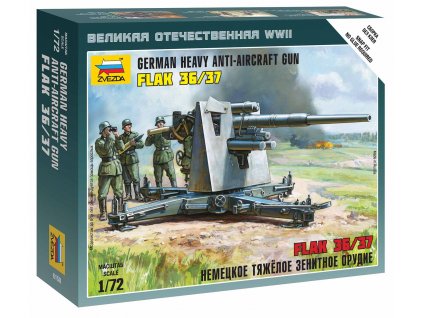 Wargames (WWII) military 6158 - German 88mm Flak 36/37 (1:72)