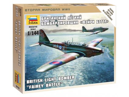 Wargames (WWII) letadlo 6218 - British Light Bomber Fairey Battle (1:144)