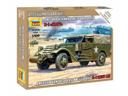 Snap Kit military 6245 - M-3 Scout Car (1:100)