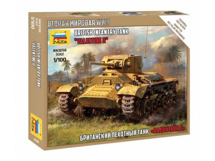 Wargames (WWII) 6280 - British Infantry Tank Valentine II (1:100)