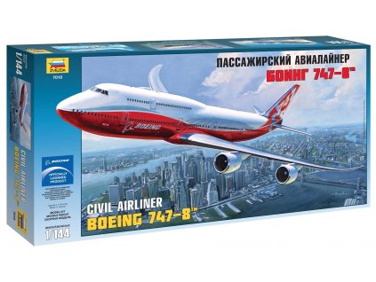 Model Kit letadlo 7010 - Boeing 747-8 (1:144)