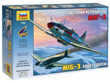 Model Kit letadlo 7204 - MIG-3 Soviet Fighter (1:72)