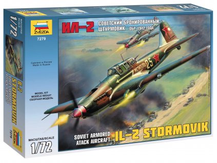 Model Kit letadlo 7279 - IL-2 Stormovik (1:72)