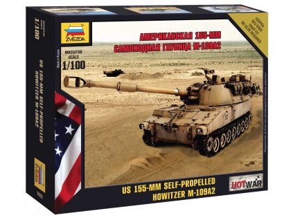 Wargames (HW) military 7422 - 155mm Self-Propelled Howitzer M-109 A2 (1:100)