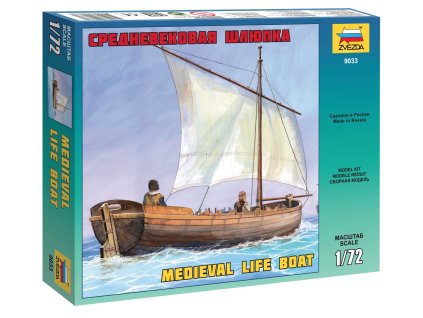Model Kit loď 9033 - Medieval Life Boat (1:72)