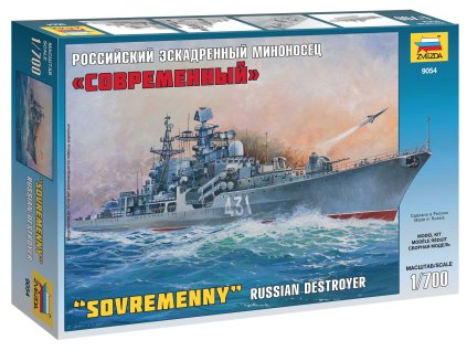 Model Kit loď 9054 - Russian Destroyer Sovremenny (1:700)