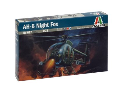 Model Kit vrtulník 0017 - AH-6 NIGHT FOX (1:72)