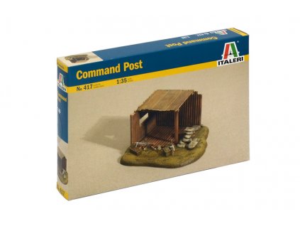 Model Kit budova 0417 - COMMAND POST (1:35)