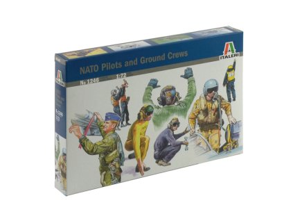 Model Kit figurky 1246 - NATO PILOTS AND GROUND CREW (1:72)