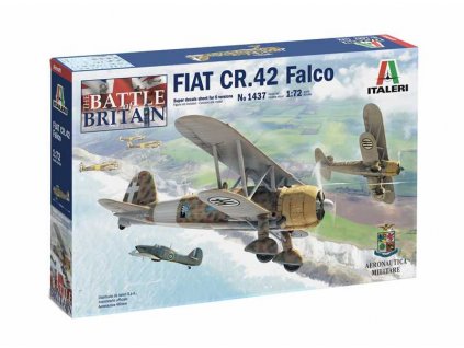 Model Kit letadlo 1437 - FIAT CR.42 Falco (1:72)