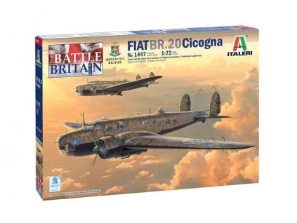 Model Kit letadlo 1447 - Fiat BR.20 Cicogna (1:72)