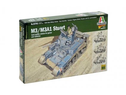 Wargames tank 15761 - M3/M3A1 Stuart (1:56)