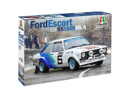 Model Kit auto 3655 - FORD ESCORT RS1800 Mk. II (1:24)