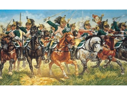 Model Kit figurky 6015 - FRENCH DRAGOONS (NAP. WARS) (1:72)