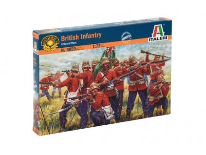 Model Kit figurky 6050 - ZULU WARS - BRITISH INFANTRY (1:72)