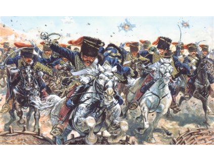 Model Kit figurky 6052 - BRITISH HUSSARS (CRIMEAN WAR) (1:72)